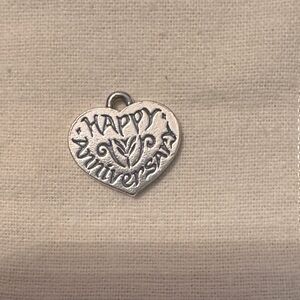 James Avery Silver Heart Anniversary Charm